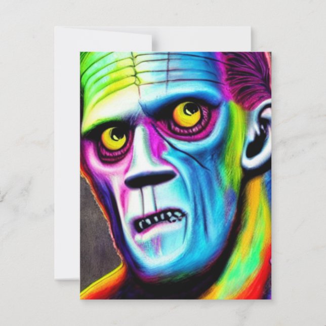 Frankenstein Greeting Card (Front)