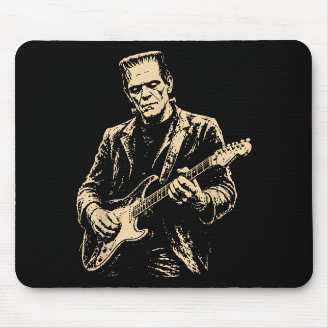 Frankenstein Guitar Mouse Pad (Front)