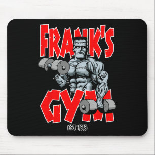 Frankenstein Gym Funny Bodybuilding Fitness Workou Mouse Pad