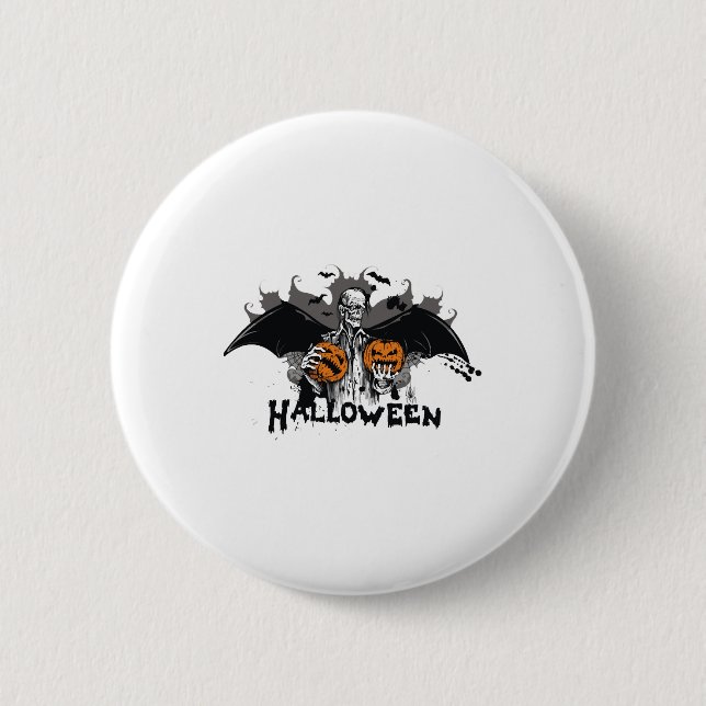 Frankenstein Halloween 6 Cm Round Badge (Front)