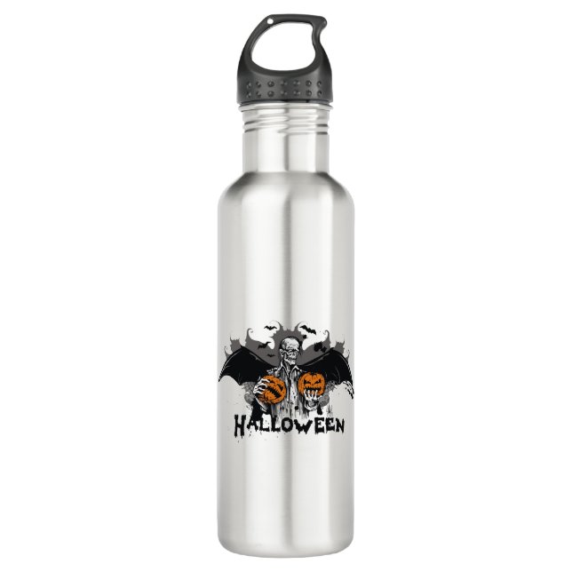 Frankenstein Halloween 710 Ml Water Bottle (Front)