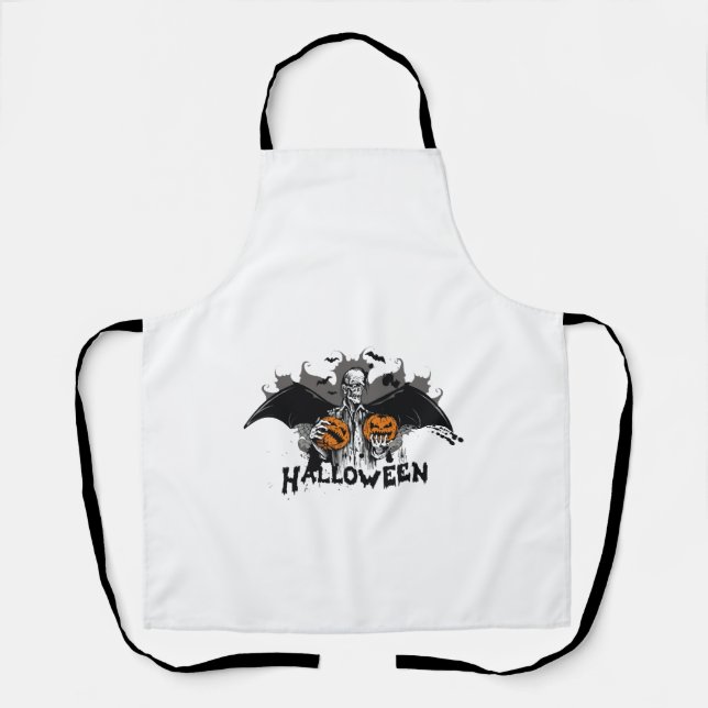 Frankenstein Halloween Apron (Front)