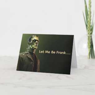 "Frankenstein Halloween Card