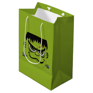 Frankenstein Halloween Face Medium Gift Bag