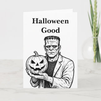 Frankenstein Halloween Good Card