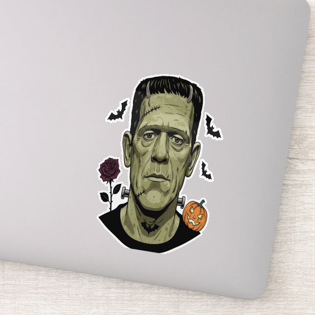 Frankenstein Halloween Illustration Creepy (Detail)
