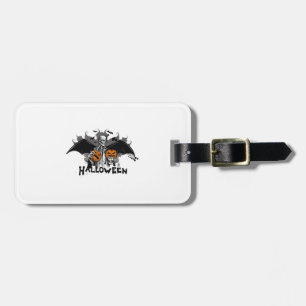 Frankenstein Halloween Luggage Tag