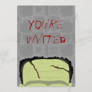 Frankenstein Halloween Party Invitation