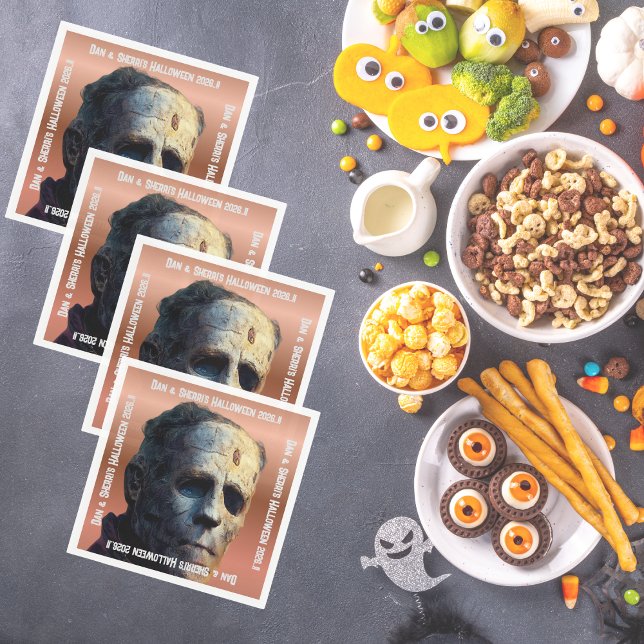 Frankenstein Halloween Party Napkin (Frankenstein Halloween Party Napkins)