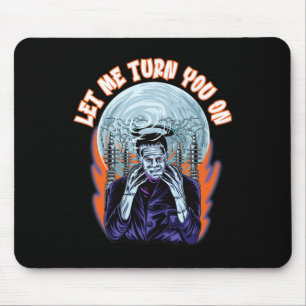 Frankenstein Halloween S Horror Vintage Funny Horr Mouse Pad