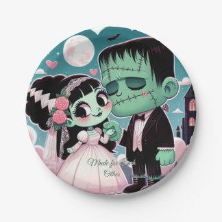 Frankenstein in Love Plates