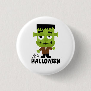 Frankenstein It's Halloween 3 Cm Round Badge