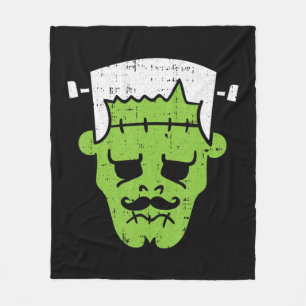 Frankenstein Lazy Halloween Costume Horror Movie M Fleece Blanket