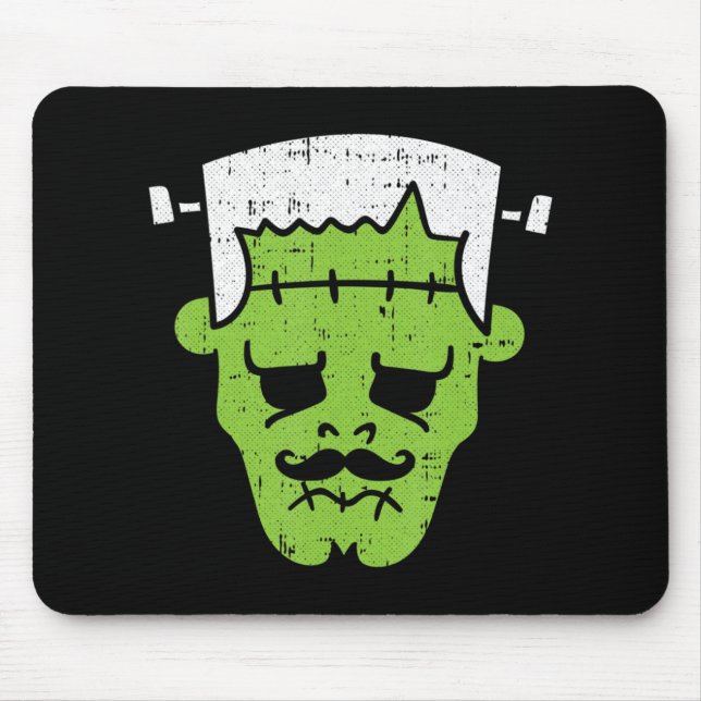Frankenstein Lazy Halloween Costume Horror Movie M Mouse Pad (Front)