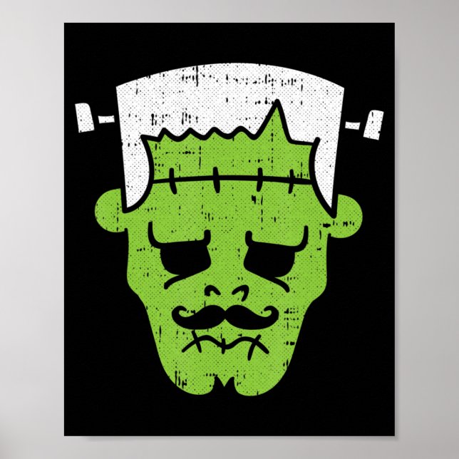 Frankenstein Lazy Halloween Costume Horror Movie M Poster (Front)