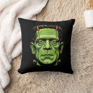 Frankenstein Monster Creepy Cute Halloween Cushion