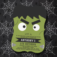 Frankenstein Monster Halloween Any Age Birthday