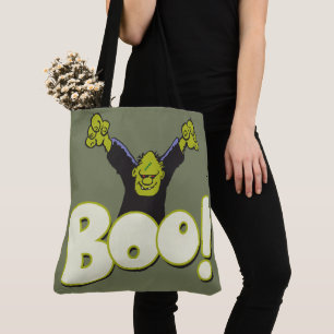 Frankenstein Monster Halloween Frankie Superhero Tote Bag