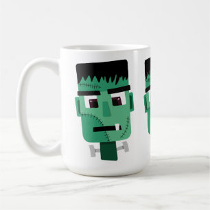 Frankenstein Monster Illustration Coffee Mug