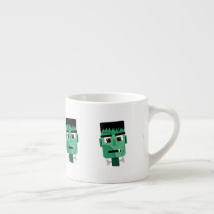 Frankenstein Monster Illustration Espresso Cup