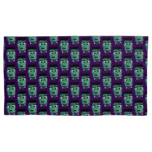 Frankenstein Monster Illustration Pillowcase