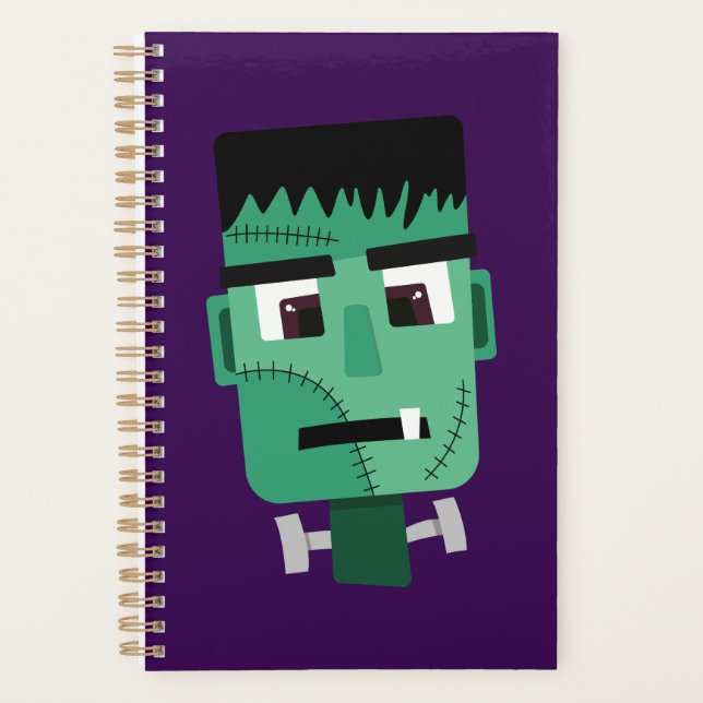 Frankenstein Monster Illustration Planner (Front)