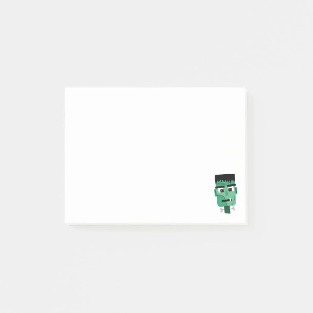 Frankenstein Monster Illustration Post-it Notes (Front)