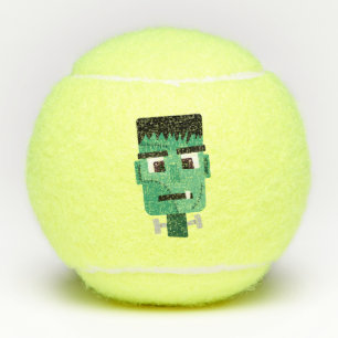Frankenstein Monster Illustration Tennis Balls