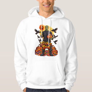 Frankenstein monster in Halloween Hoodie