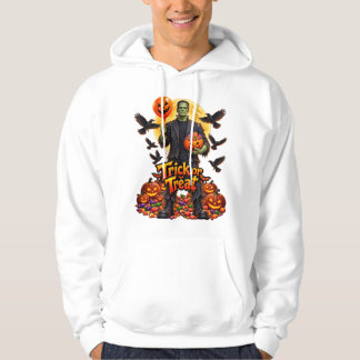 Frankenstein monster in Halloween Hoodie