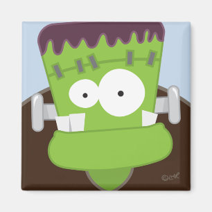 Frankenstein Monster Kids Halloween Magnet