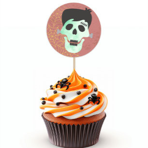 Frankenstein Monster Mash Halloween Birthday Party Classic Round Sticker