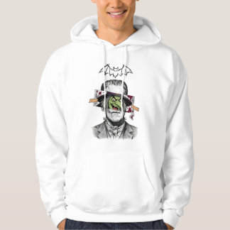 Frankenstein Monster Meets Wicked Witch | Vintage Hoodie