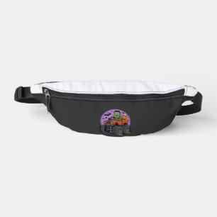 Frankenstein Monster Truck Halloween Graphic Desig Bum Bags