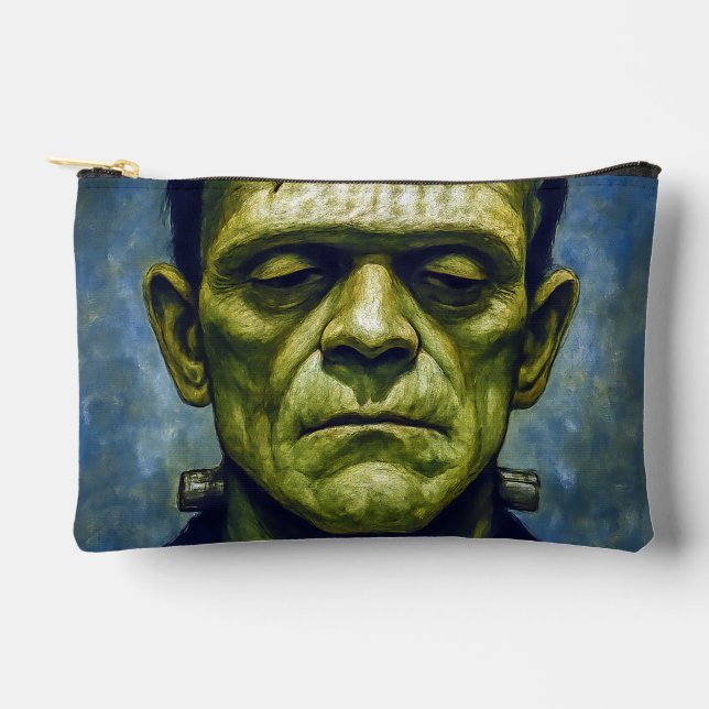 Frankenstein Monster Zippered Pouch (Front)