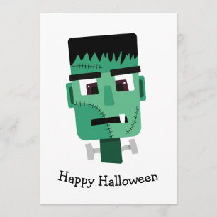 Frankenstein Monster's Head Advice Card
