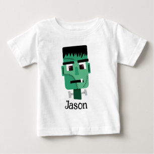 Frankenstein Monster's Head Baby T-Shirt