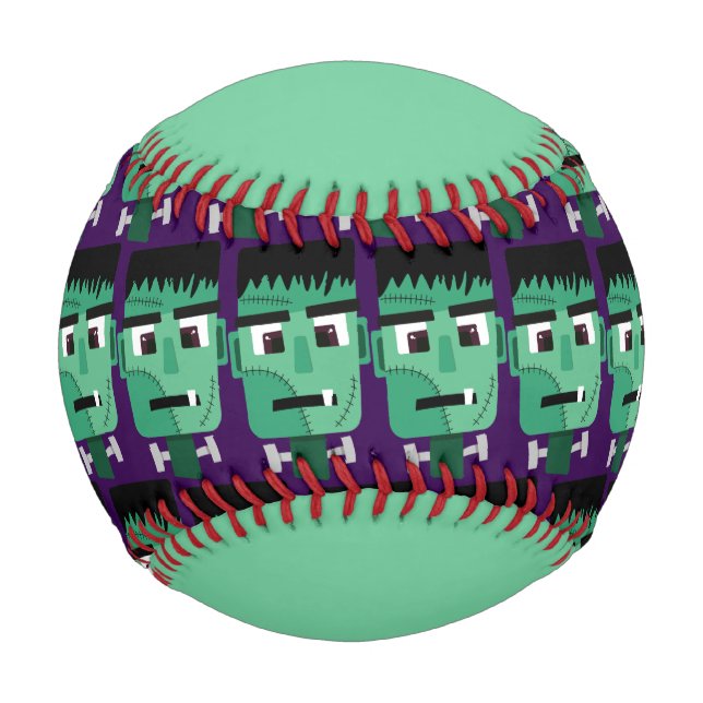 Frankenstein Monster's Head Baseball (Front)