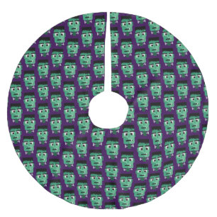 Frankenstein Monster's Head Brushed Polyester Tree Skirt
