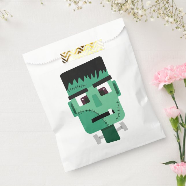 Frankenstein Monster's Head Favour Bag (Sealed)