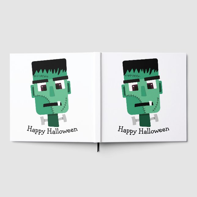 Frankenstein Monster's Head Guest Book (Full)