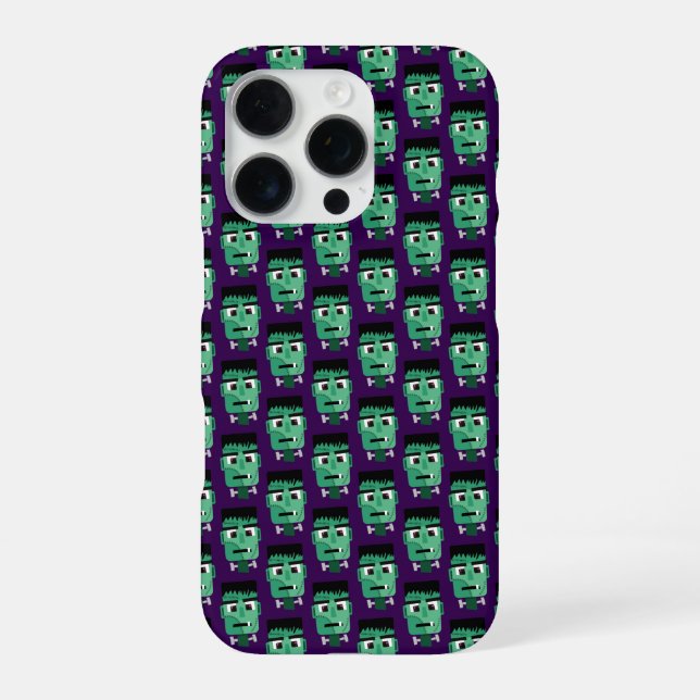 Frankenstein Monster's Head iPhone Case (Back)
