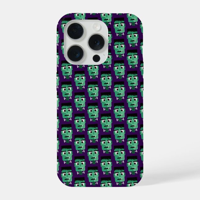 Frankenstein Monster's Head iPhone Case (Back)