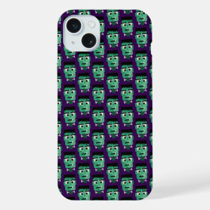 Frankenstein Monster's Head iPhone 15 Plus Case