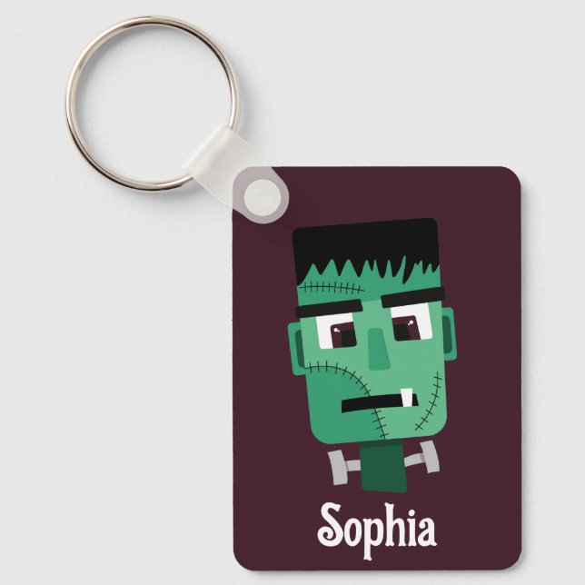Frankenstein Monster's Head Key Ring (Front)
