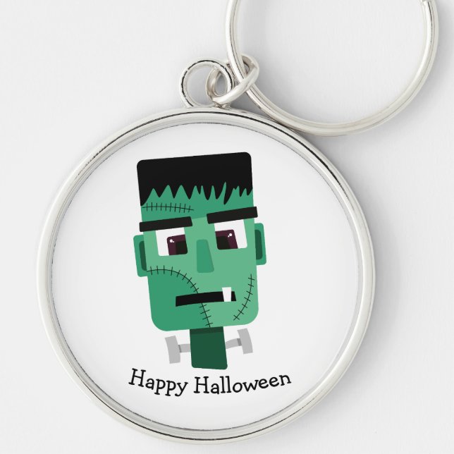 Frankenstein Monster's Head Key Ring (Front)