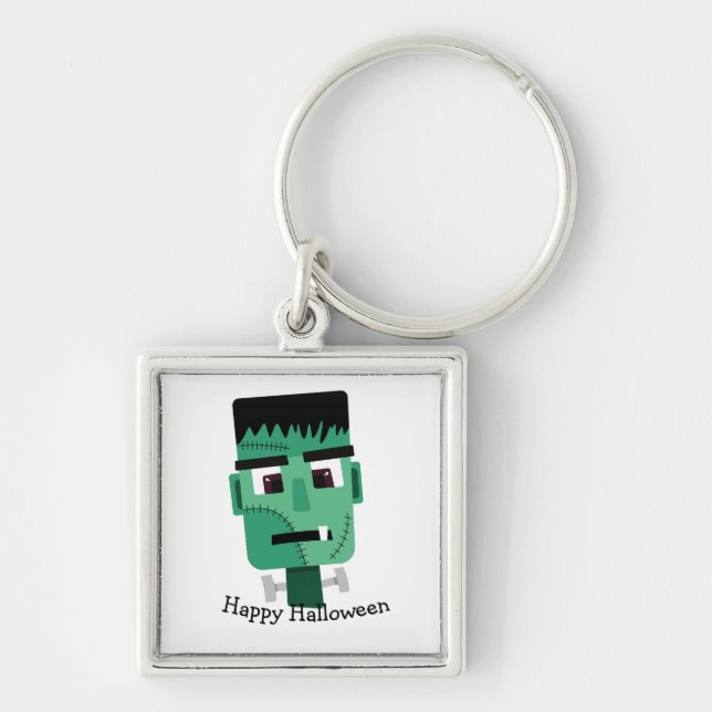 Frankenstein Monster's Head Key Ring (Front)