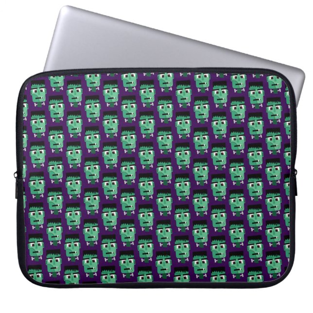 Frankenstein Monster's Head Laptop Sleeve (Front)