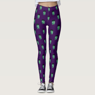 Frankenstein Monster's Head Leggings