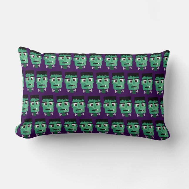 Frankenstein Monster's Head Lumbar Cushion (Front)